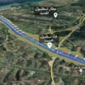 قطعة أرض في محيط قناة إسطنبول يظهر موقعها على الخريطة