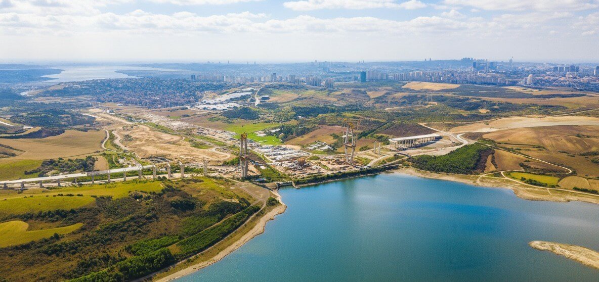 جسر سازلي ديريه فوق قناة إسطنبول – أول جسر في المشروع